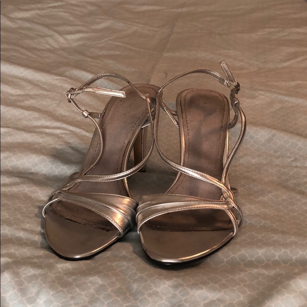 Silver heels